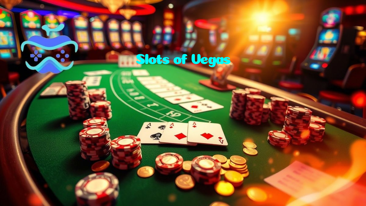 Slots of Vegas casino presented on mobile device in Pakistan with slots and live games