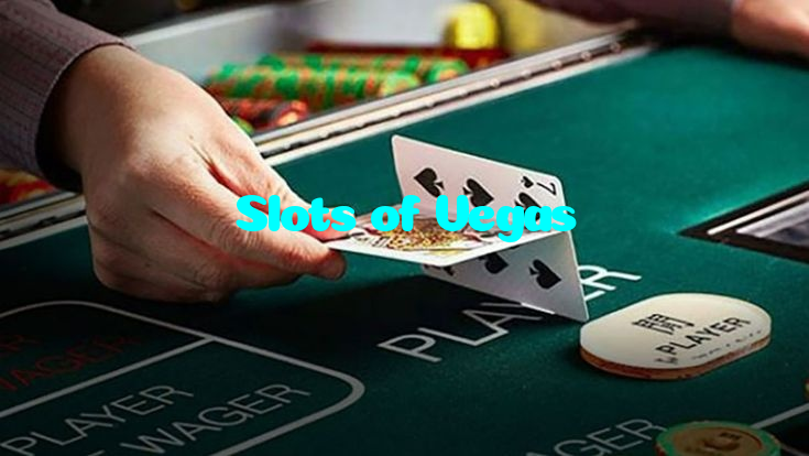 Slots of Vegas casino presented on mobile device in Pakistan with slots and live games